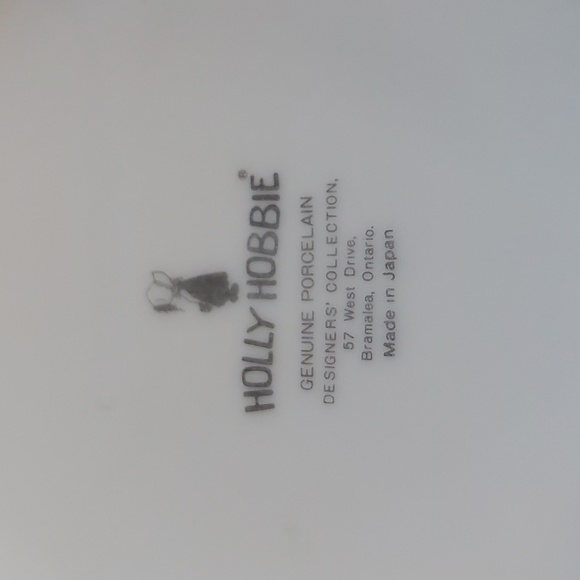 SALE! HOLLY HOBBIE vintage genuine porcelain jug & bowl set. - Picture 3 of 8